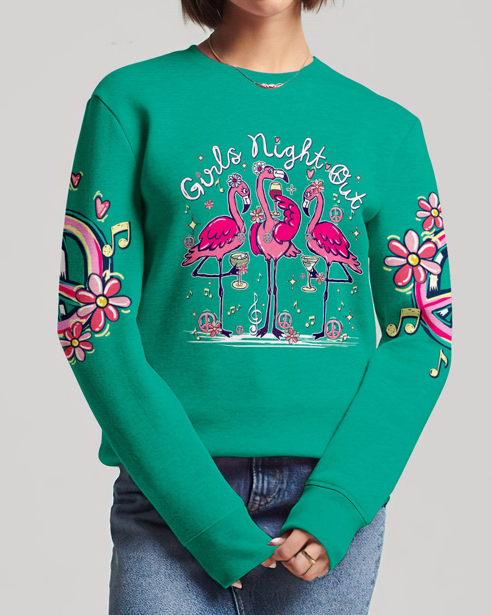 GIRLS NIGHT OUT FLAMINGO ALL OVER PRINT - TY0904241
