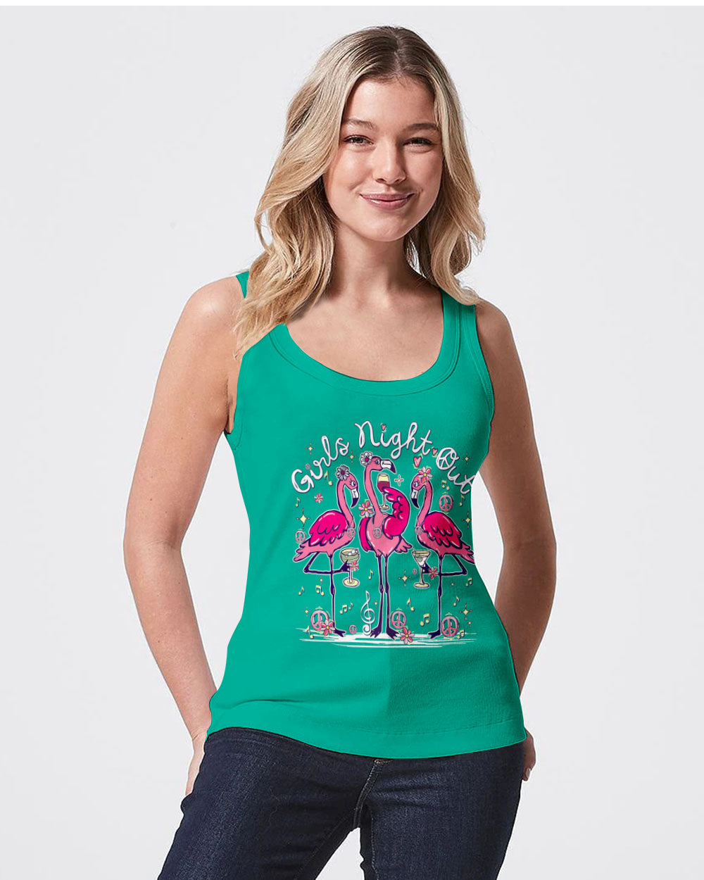 GIRLS NIGHT OUT FLAMINGO ALL OVER PRINT - TY0904241