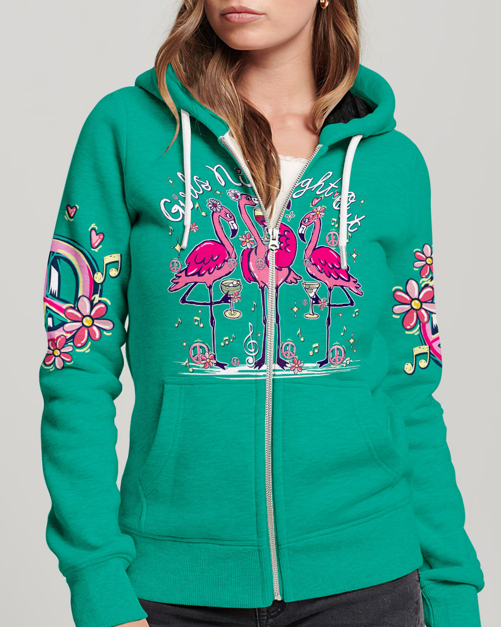 GIRLS NIGHT OUT FLAMINGO ALL OVER PRINT - TY0904241