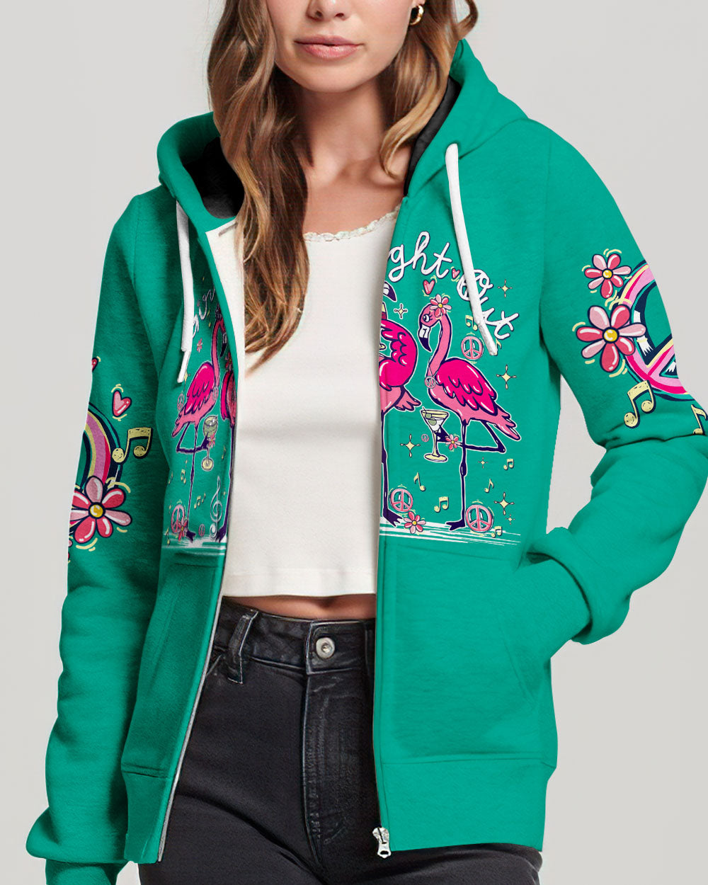 GIRLS NIGHT OUT FLAMINGO ALL OVER PRINT - TY0904241