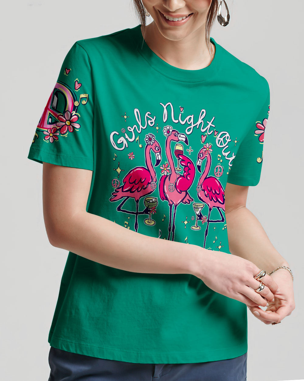 GIRLS NIGHT OUT FLAMINGO ALL OVER PRINT - TY0904241