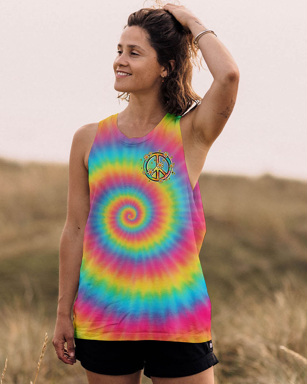 RUNNING AGAINST THE WIND TIE DYE ALL OVER PRINT - TY0908251