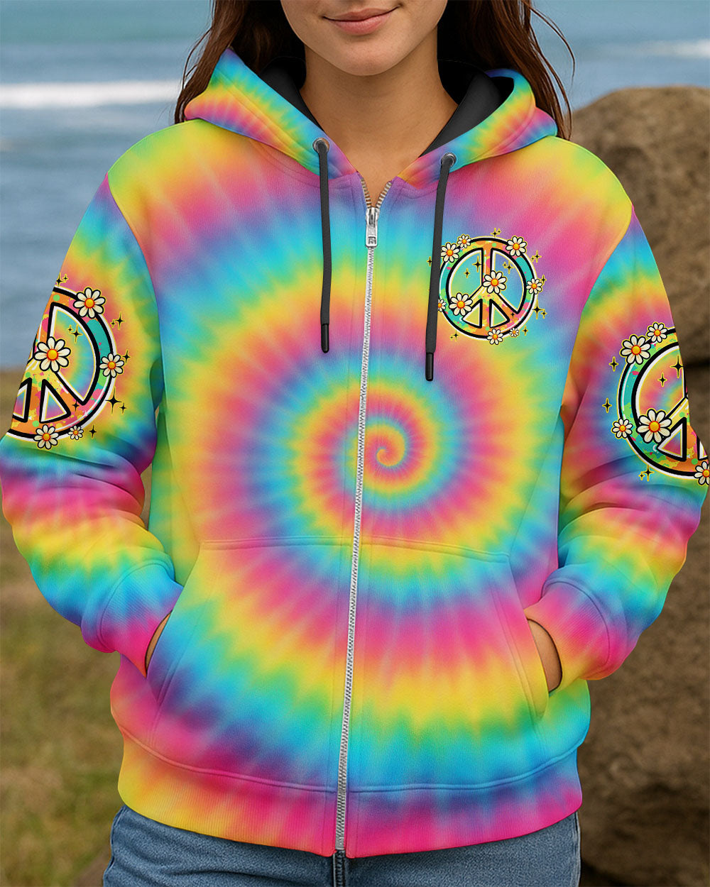 RUNNING AGAINST THE WIND TIE DYE ALL OVER PRINT - TY0908251