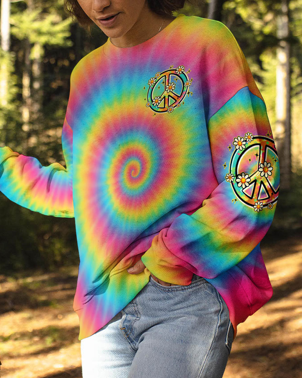 RUNNING AGAINST THE WIND TIE DYE ALL OVER PRINT - TY0908251
