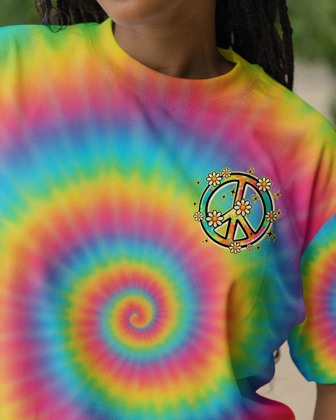 RUNNING AGAINST THE WIND TIE DYE ALL OVER PRINT - TY0908251