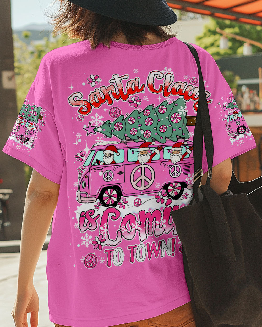 SANTA CLAUS IS COMING CHRISTMAS ALL OVER PRINT - TY0910242