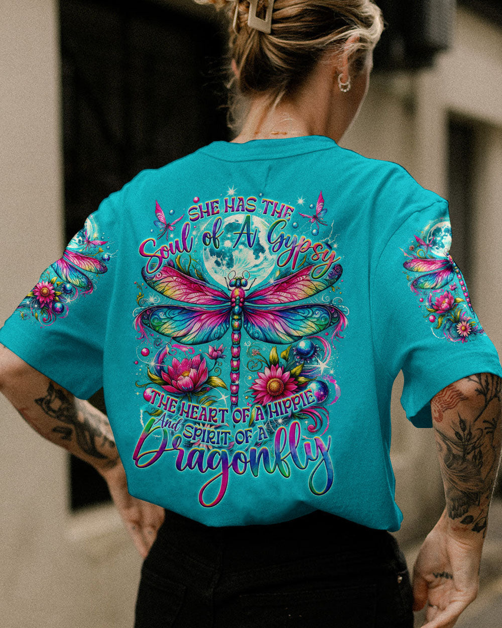 SPIRIT OF A DRAGONFLY ALL OVER PRINT - TY0912232