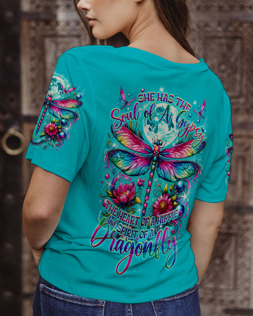 SPIRIT OF A DRAGONFLY ALL OVER PRINT - TY0912232
