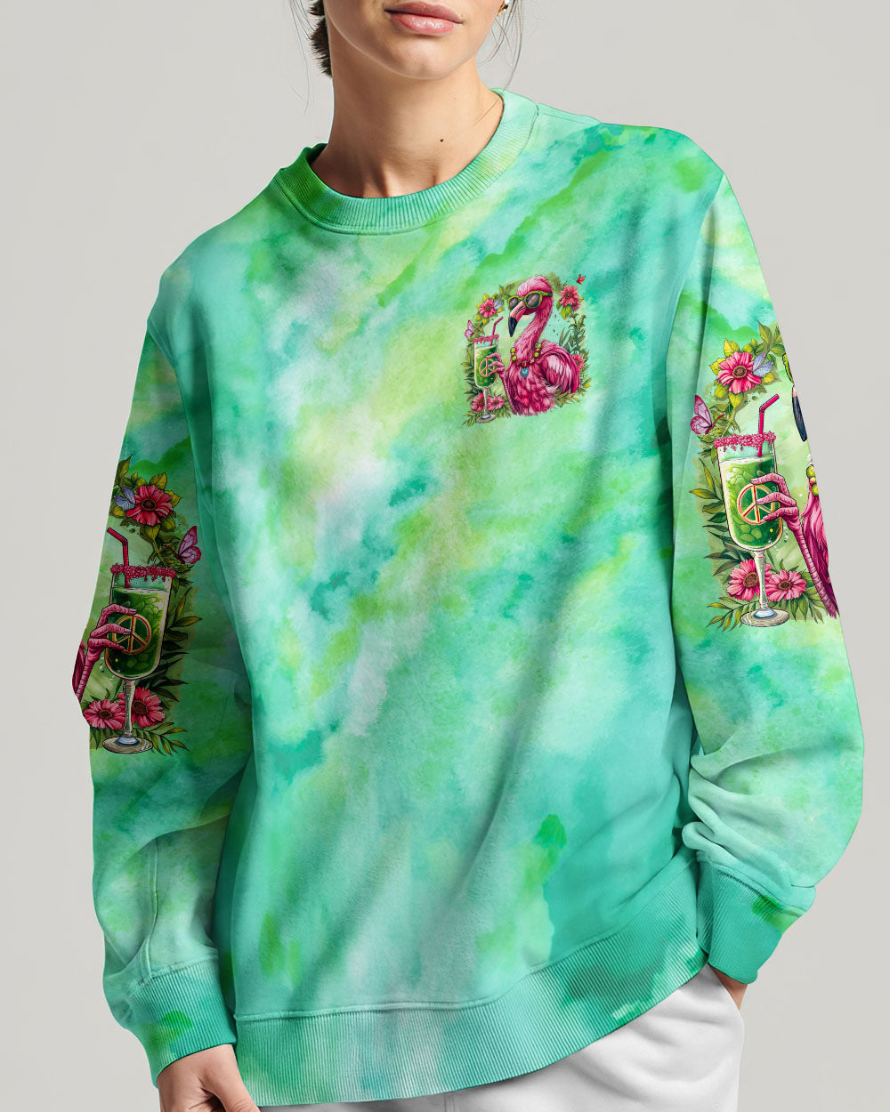 PRETTY IN PINK FLAMINGO ALL OVER PRINT - TY1004242