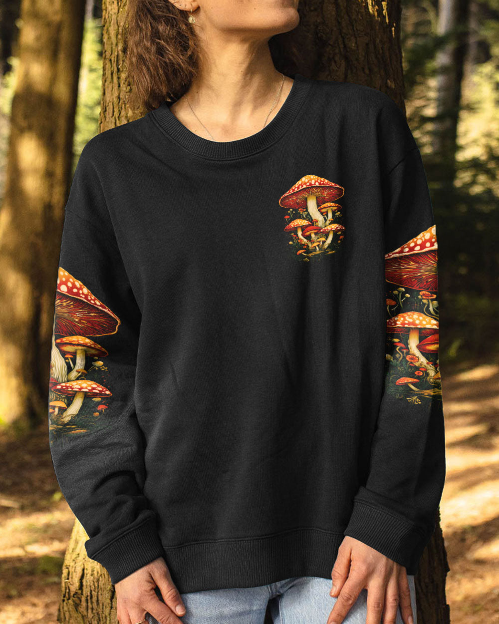 EAT MUSHROOMS SEE THE UNIVERSE ALL OVER PRINT - TY1004243