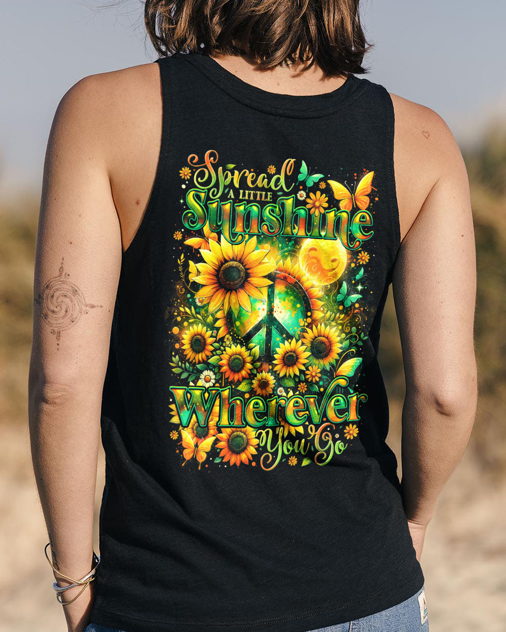 SPREAD A LITTLE SUNSHINE WHEREVER YOU GO ALL OVER PRINT - TY1005242