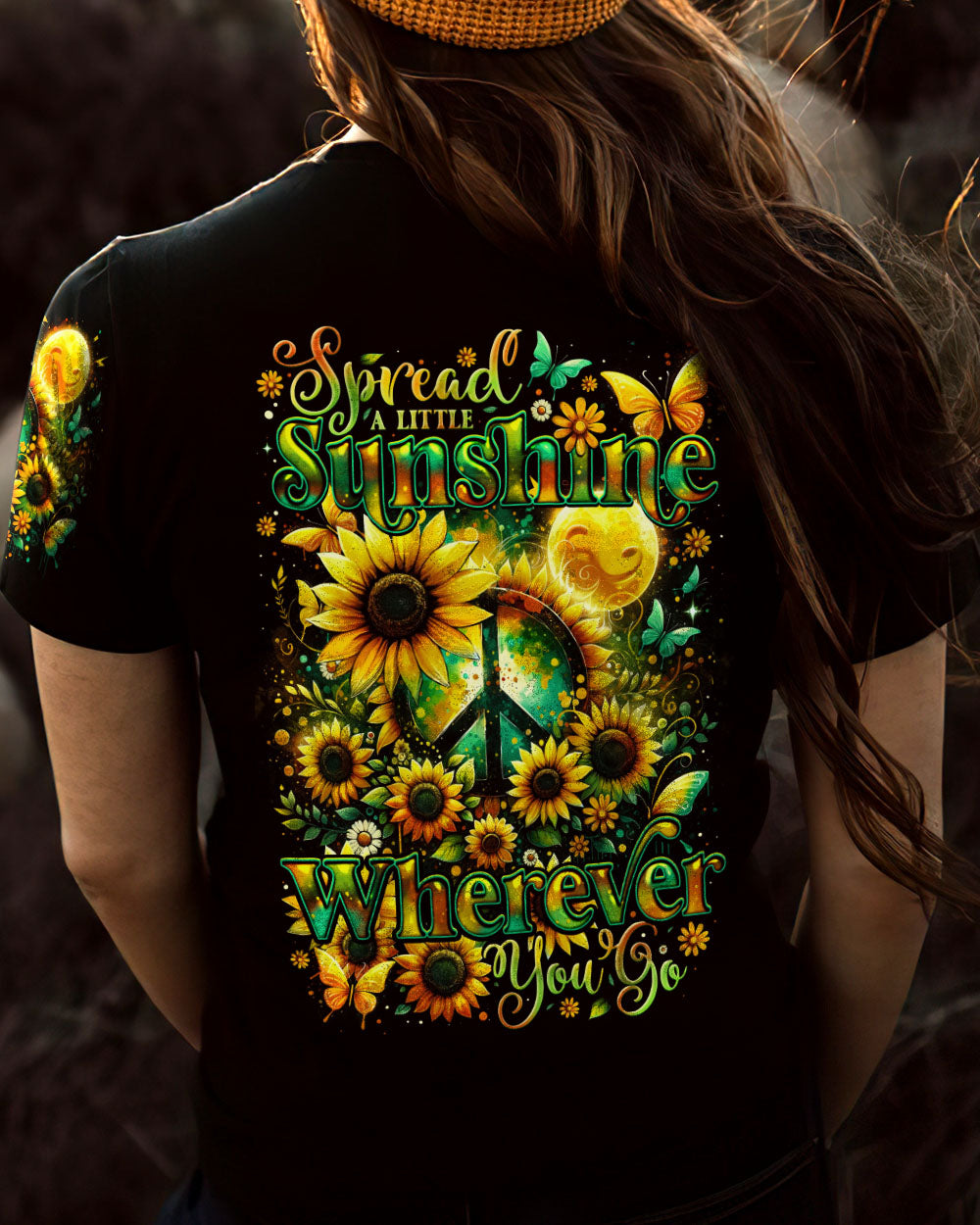 SPREAD A LITTLE SUNSHINE WHEREVER YOU GO ALL OVER PRINT - TY1005242