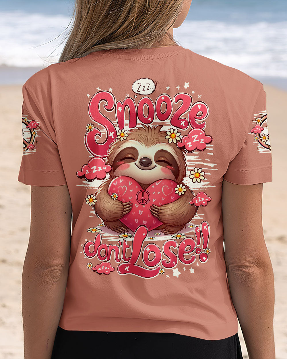 SNOOSE DON'T LOSE SLOTH HIPPIE ALL OVER PRINT - TY1007251