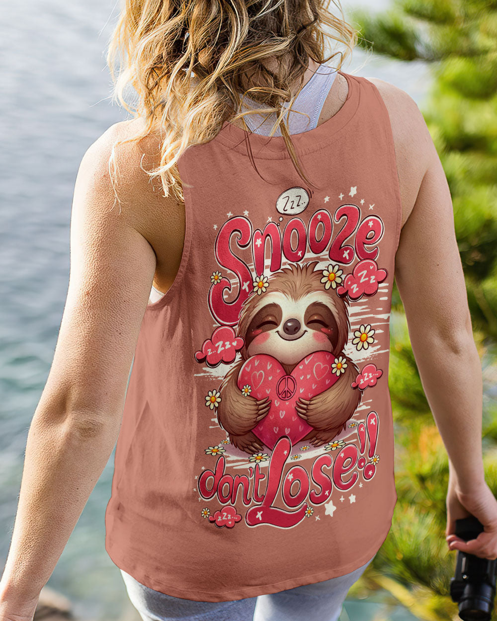 SNOOSE DON'T LOSE SLOTH HIPPIE ALL OVER PRINT - TY1007251