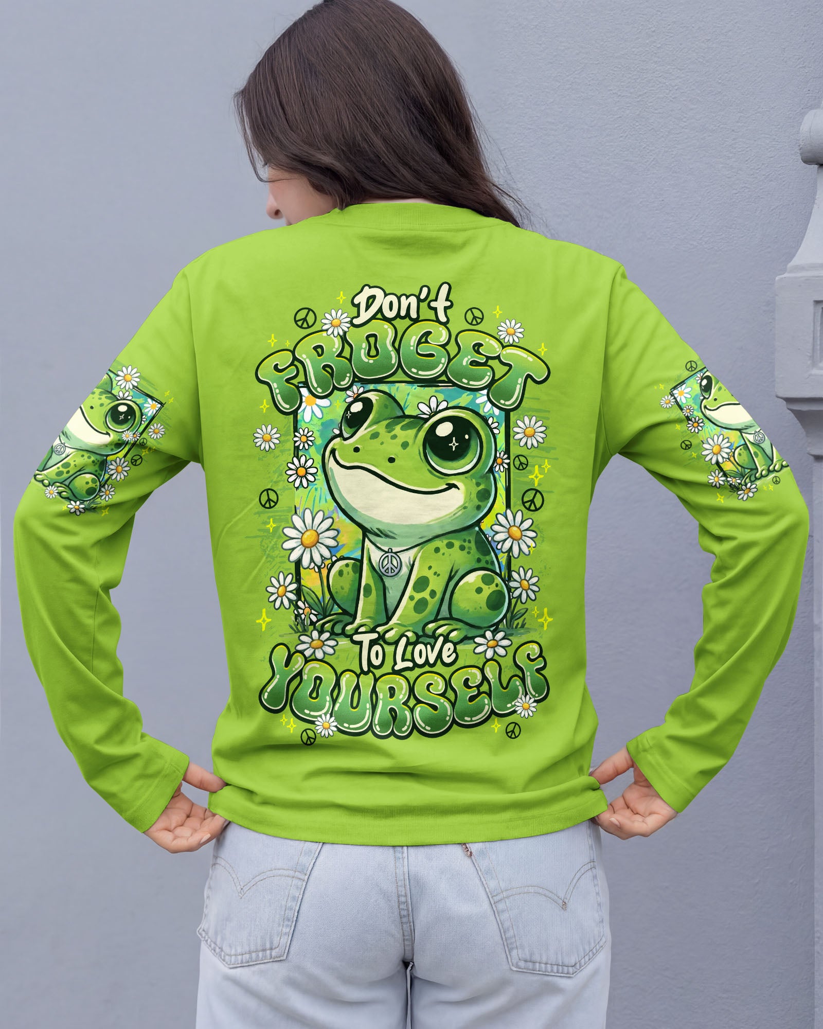DON'T FROGET TO LOVE YOURSELF ALL OVER PRINT - TY1107261
