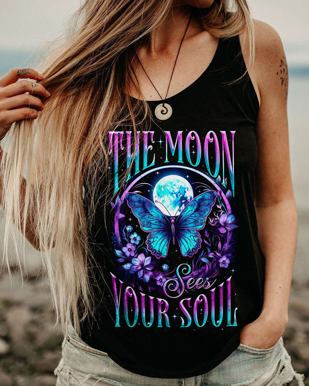 THE MOON SEES YOUR SOUL BUTTERFLY ALL OVER PRINT - TY1109233