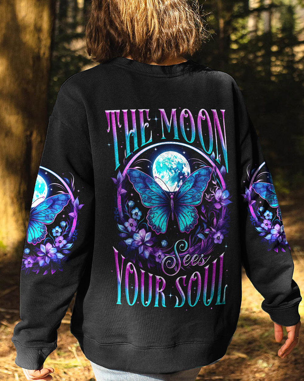 THE MOON SEES YOUR SOUL BUTTERFLY ALL OVER PRINT - TY1109233