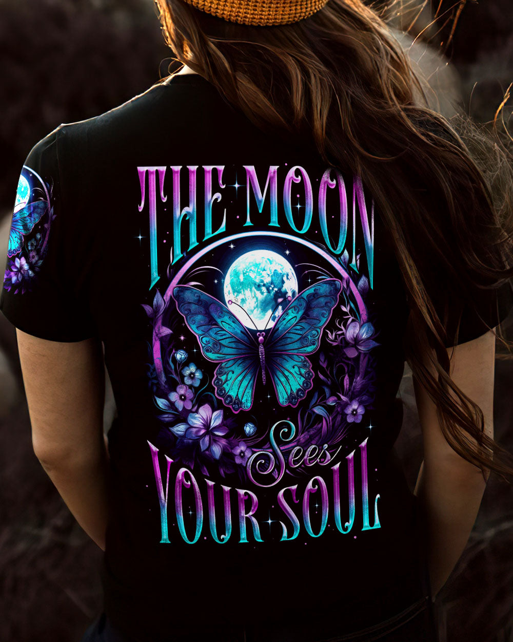THE MOON SEES YOUR SOUL BUTTERFLY ALL OVER PRINT - TY1109233