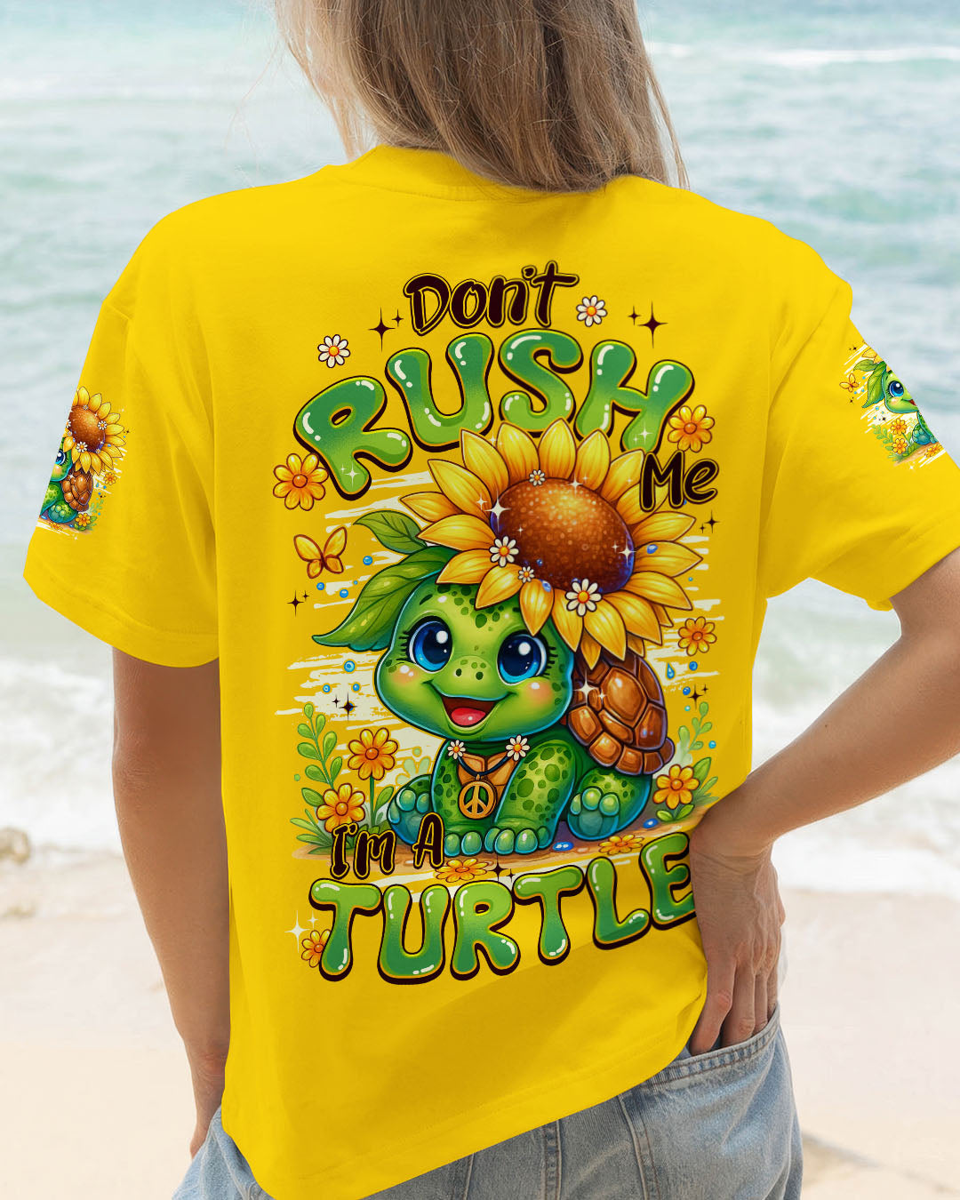 DON'T RUSH ME I'M A TURTLE ALL OVER PRINT - TY1109251