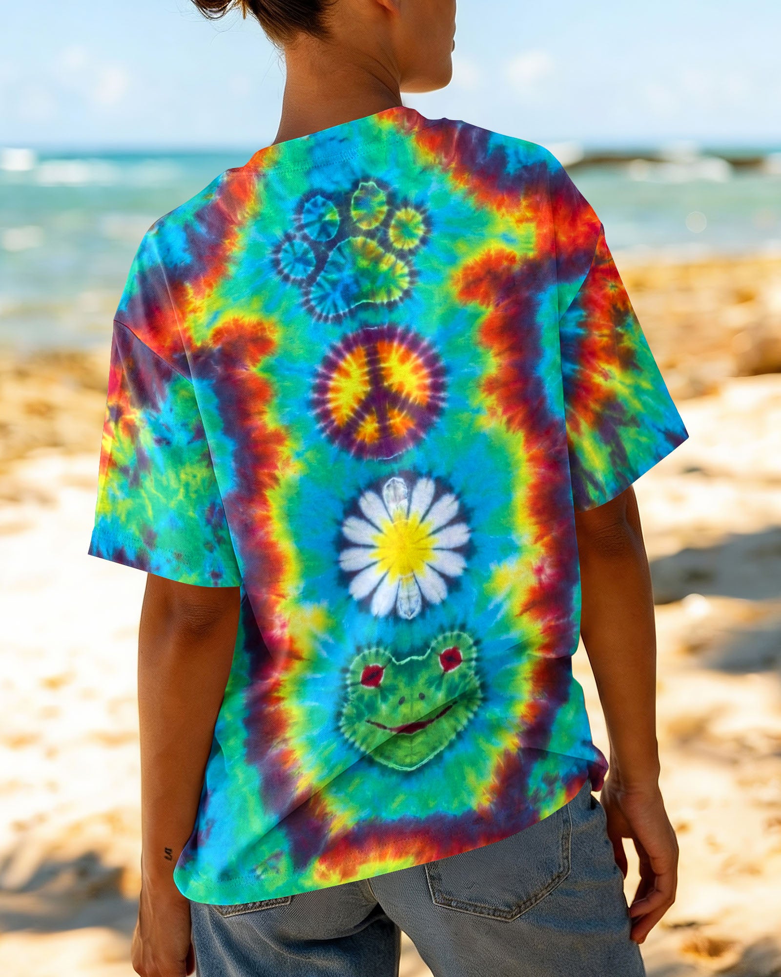 HIPPIE HARMONY COLORFUL ALL OVER PRINT - TY1205261