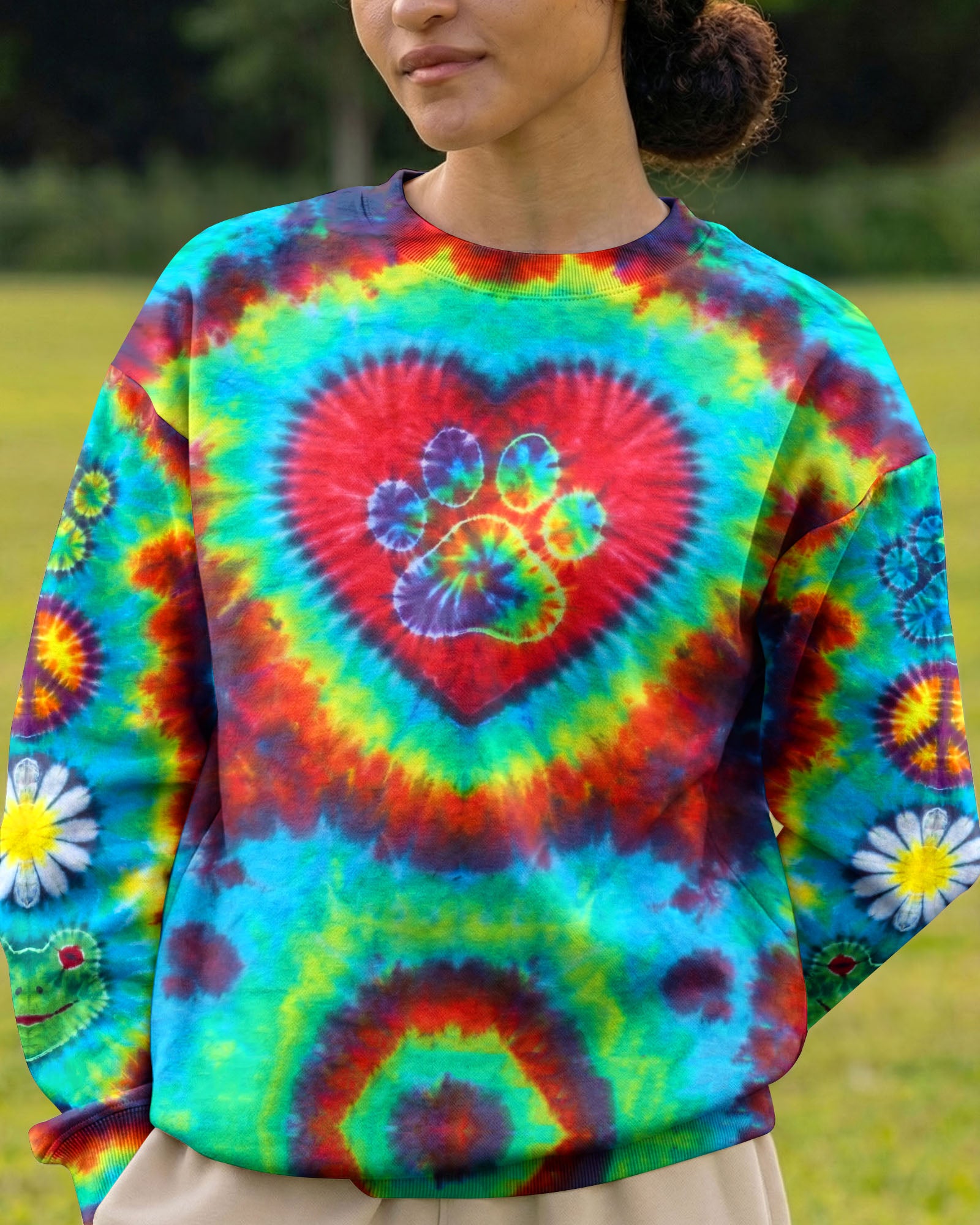 HIPPIE HARMONY COLORFUL ALL OVER PRINT - TY1205261