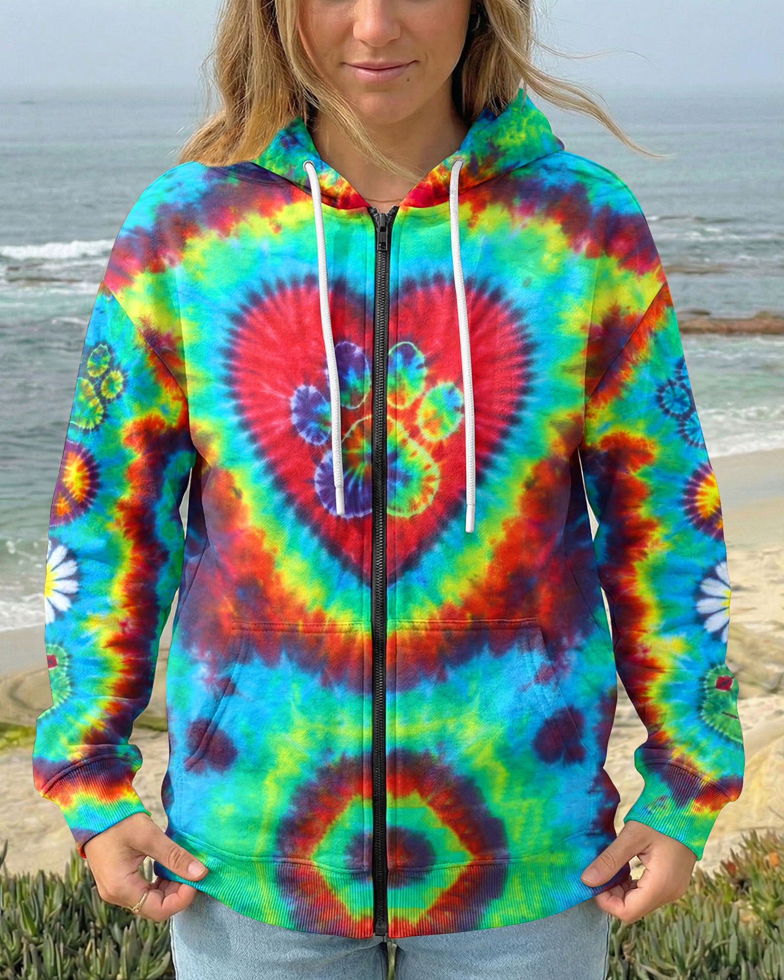 HIPPIE HARMONY COLORFUL ALL OVER PRINT - TY1205261