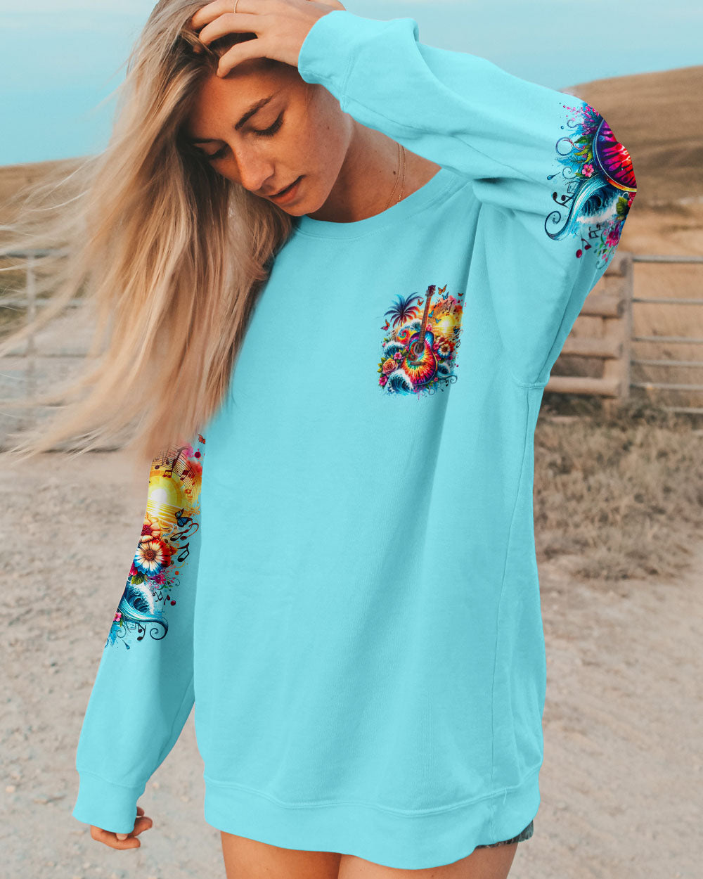 FIND ME WHERE THE MUSIC MEETS THE OCEAN ALL OVER PRINT - TY1212232