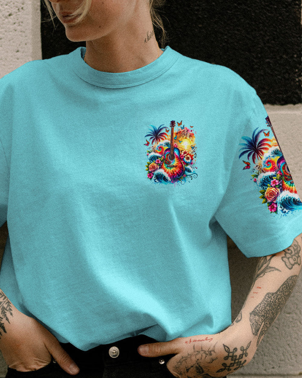 FIND ME WHERE THE MUSIC MEETS THE OCEAN ALL OVER PRINT - TY1212232