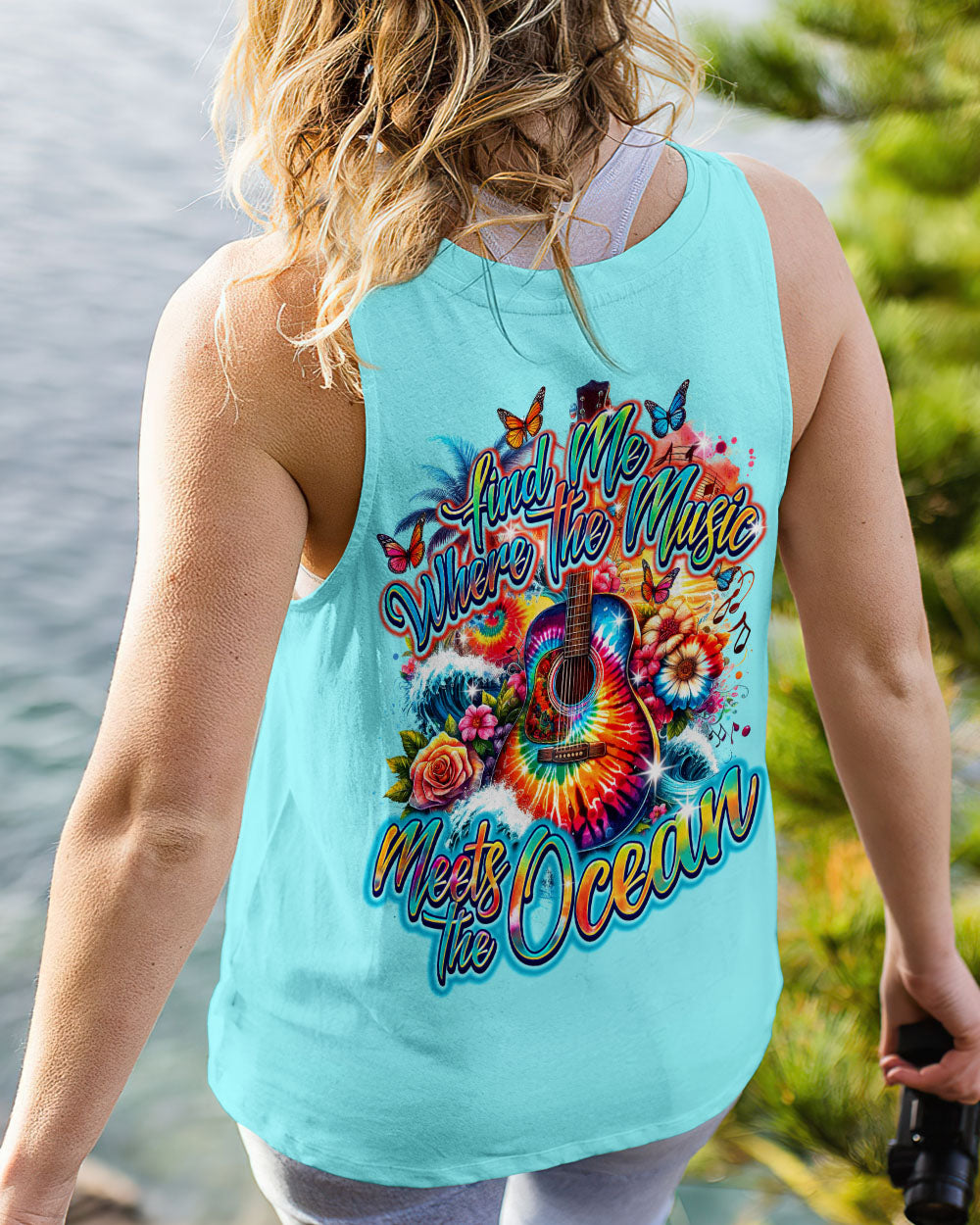 FIND ME WHERE THE MUSIC MEETS THE OCEAN ALL OVER PRINT - TY1212232