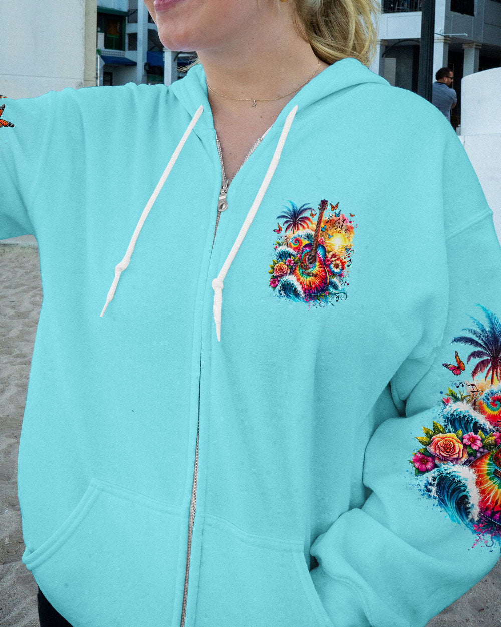 FIND ME WHERE THE MUSIC MEETS THE OCEAN ALL OVER PRINT - TY1212232