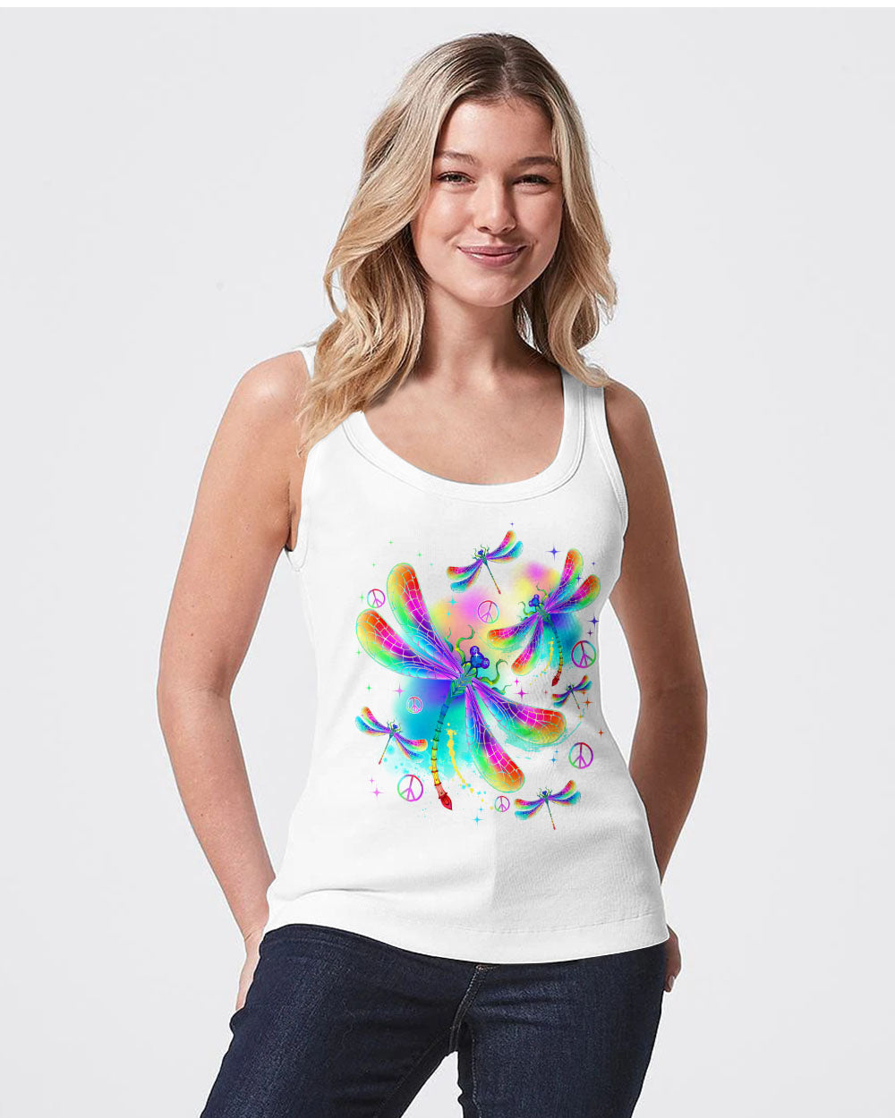 JUST BREATHE DRAGONFLY ALL OVER PRINT - TY1304242