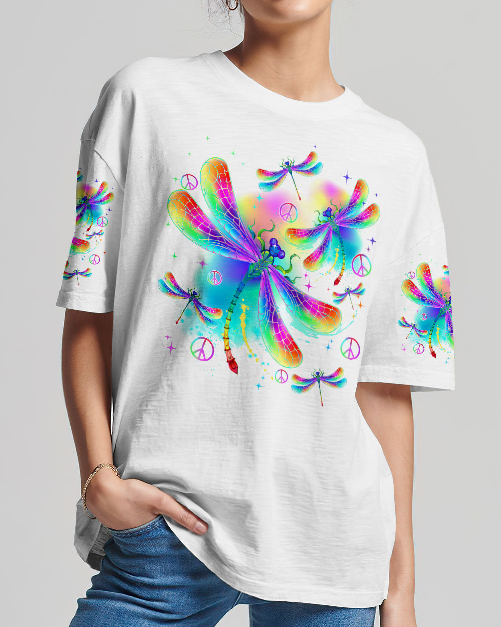 JUST BREATHE DRAGONFLY ALL OVER PRINT - TY1304242