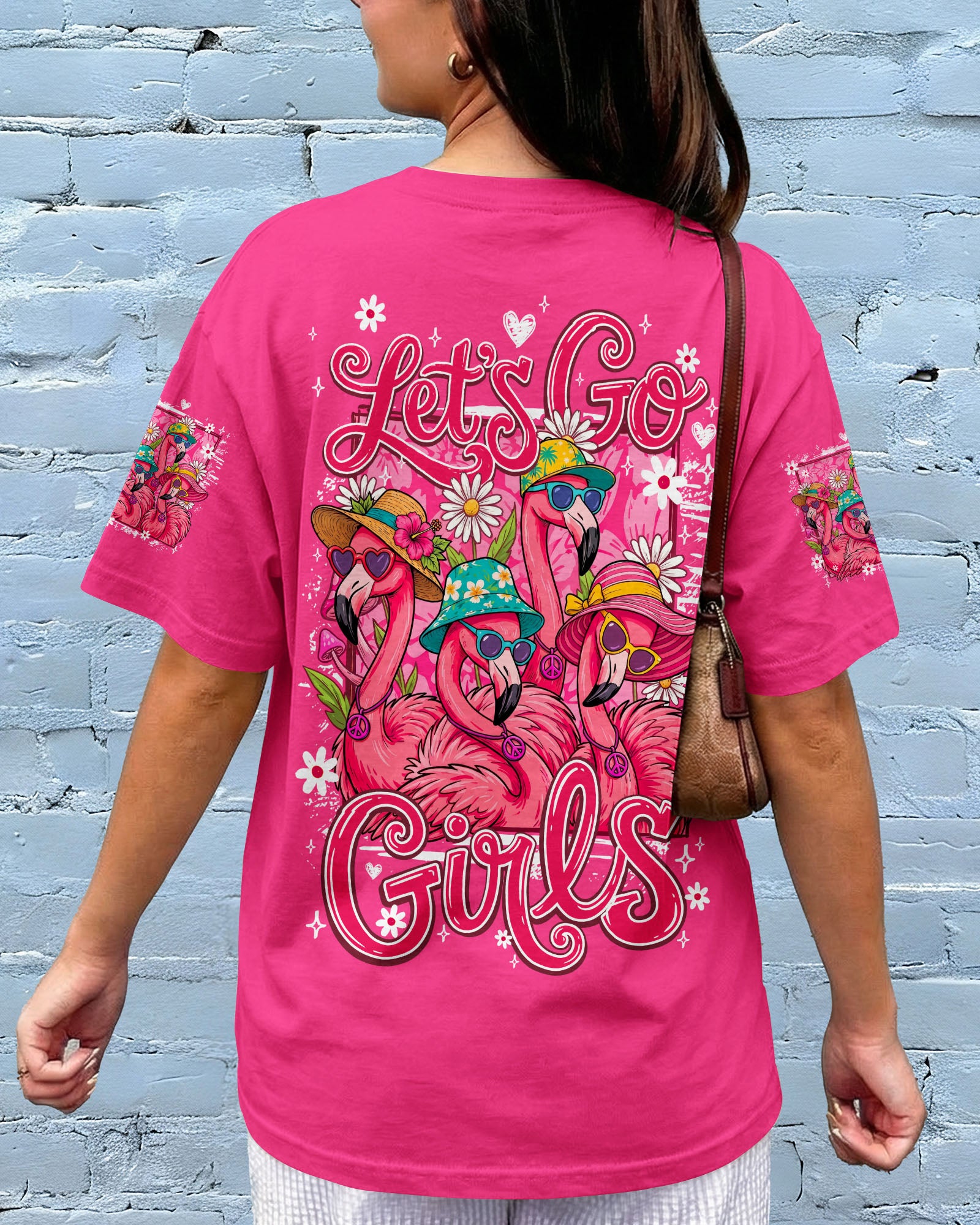 LET'S GO GIRLS FLAMINGO ALL OVER PRINT - TY1307261
