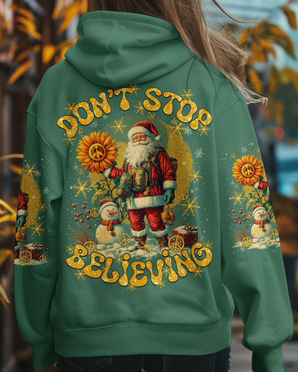 DON'T STOP BELIEVING CHRISTMAS ALL OVER PRINT - TY1311242