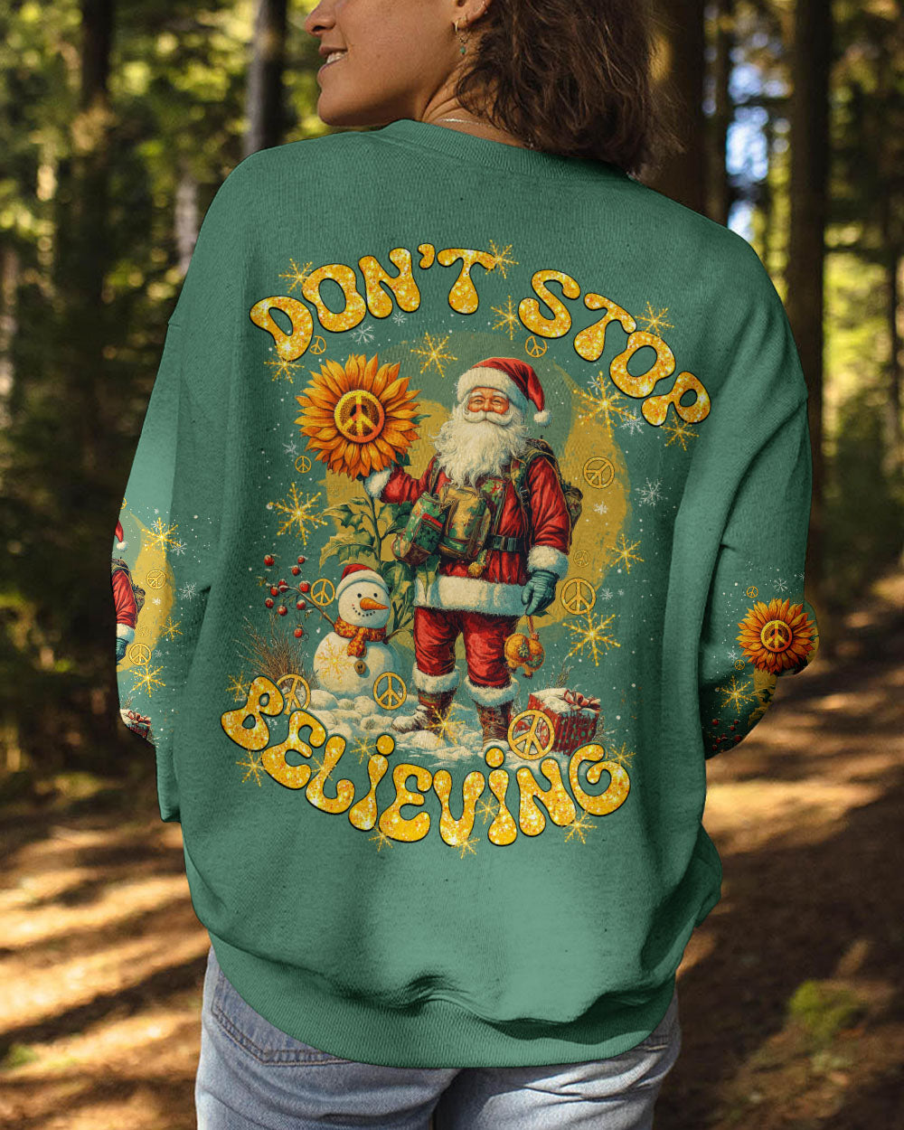 DON'T STOP BELIEVING CHRISTMAS ALL OVER PRINT - TY1311242