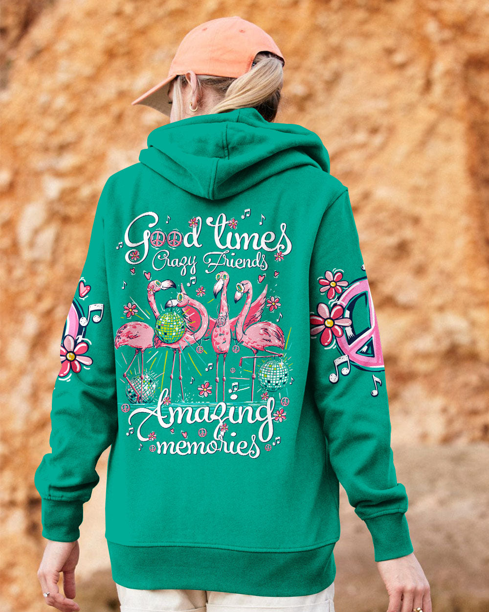 GOOD TIMES CRAZY FRIEND FLAMINGOS ALL OVER PRINT - TY1405241