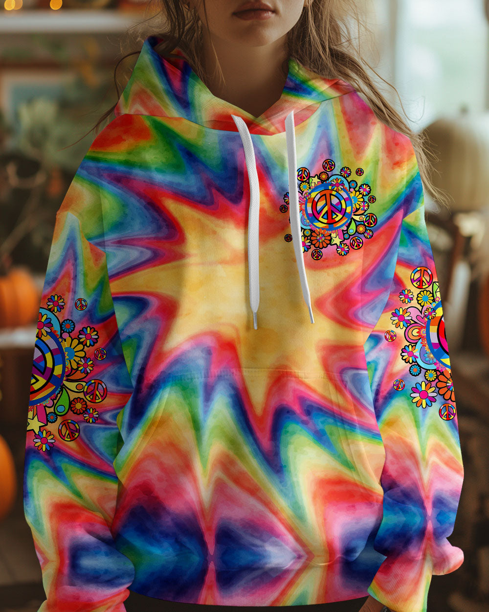 STUCK IN THE 70'S TIE DYE ALL OVER PRINT - TY1408241