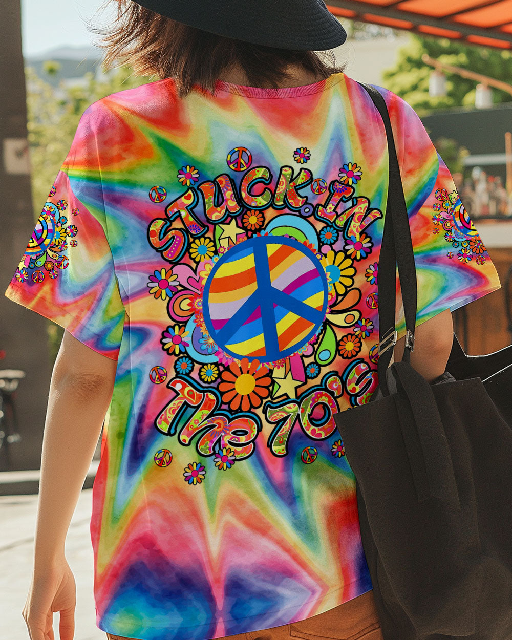STUCK IN THE 70'S TIE DYE ALL OVER PRINT - TY1408241