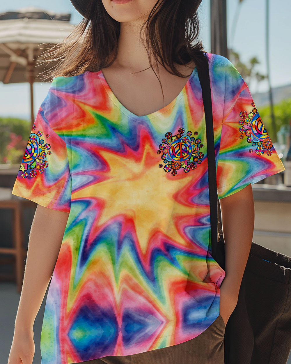 STUCK IN THE 70'S TIE DYE ALL OVER PRINT - TY1408241