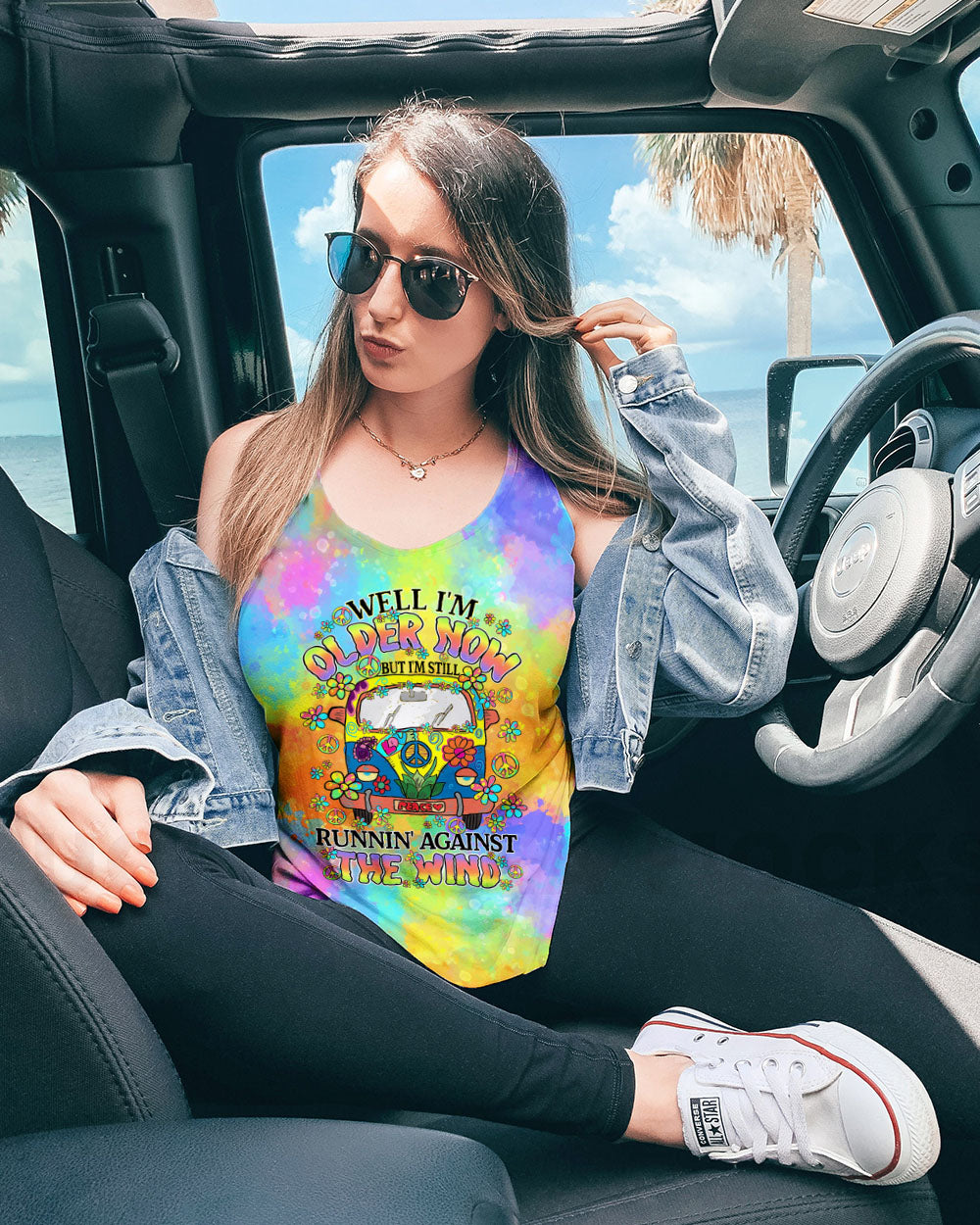 RUNNING AGAINST THE WIND TIE DYE ALL OVER PRINT - TY1408242
