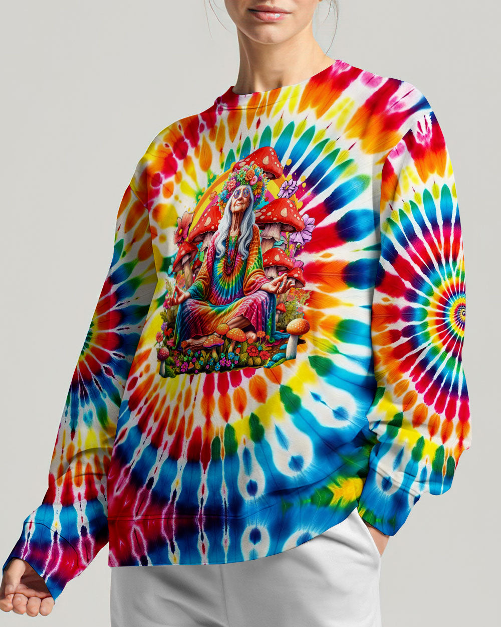 RUNNING AGAINST THE WIND TIE DYE ALL OVER PRINT - TY1410233