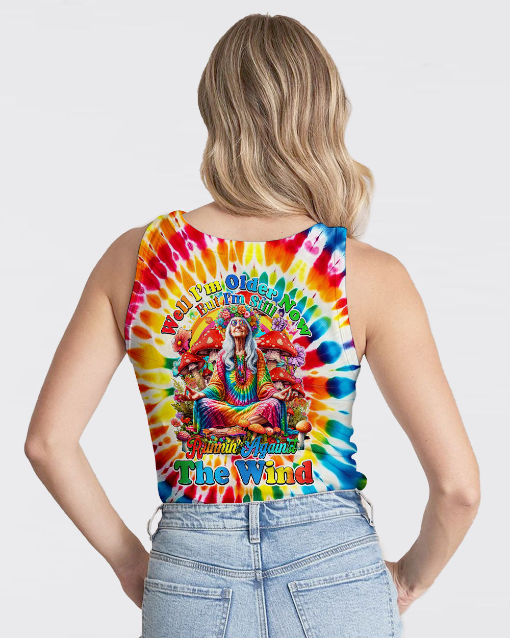 RUNNING AGAINST THE WIND TIE DYE ALL OVER PRINT - TY1410233