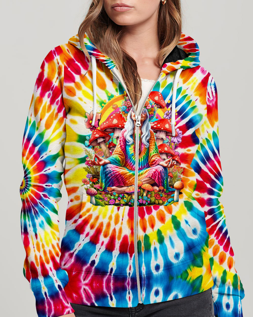 RUNNING AGAINST THE WIND TIE DYE ALL OVER PRINT - TY1410233