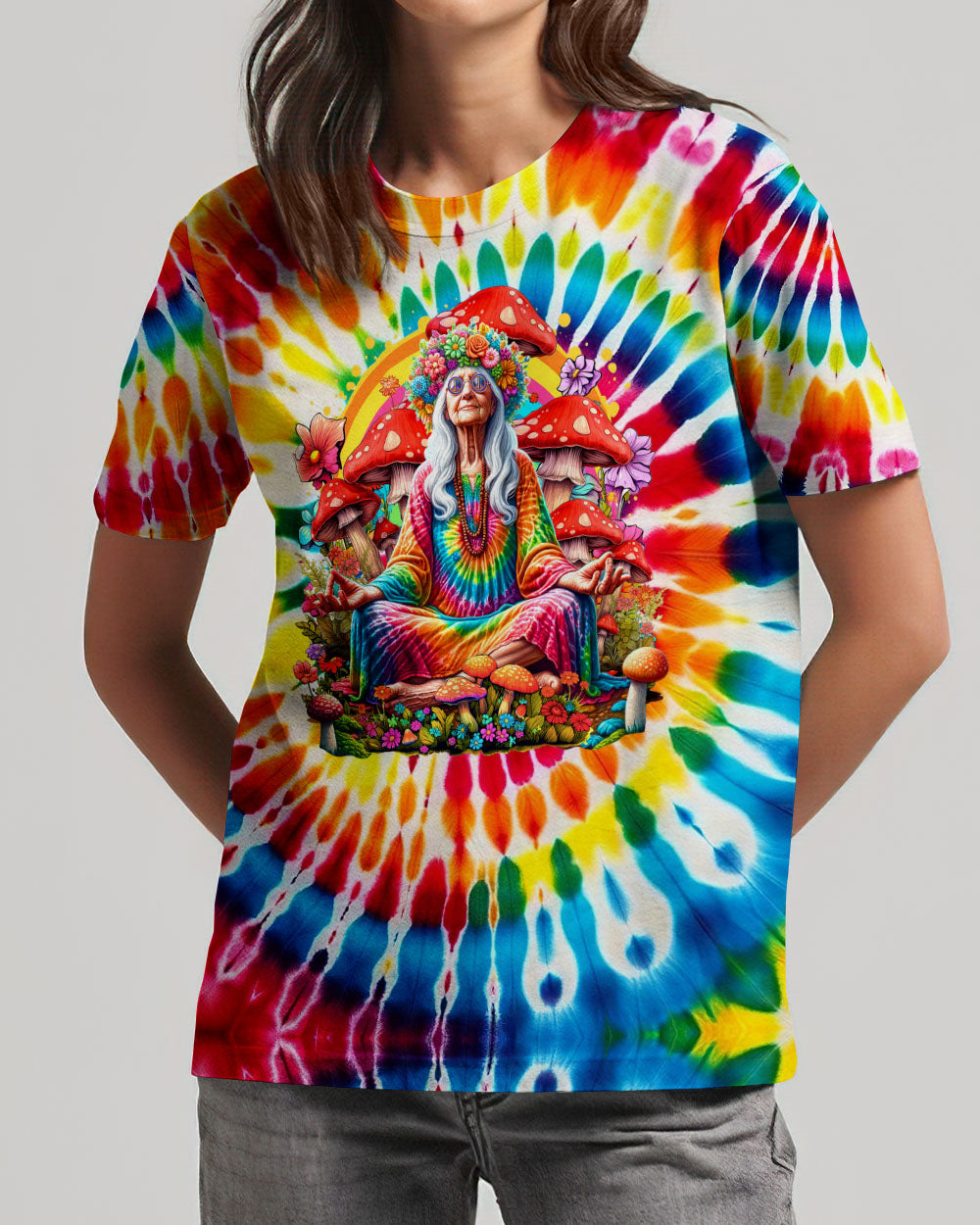 RUNNING AGAINST THE WIND TIE DYE ALL OVER PRINT - TY1410233