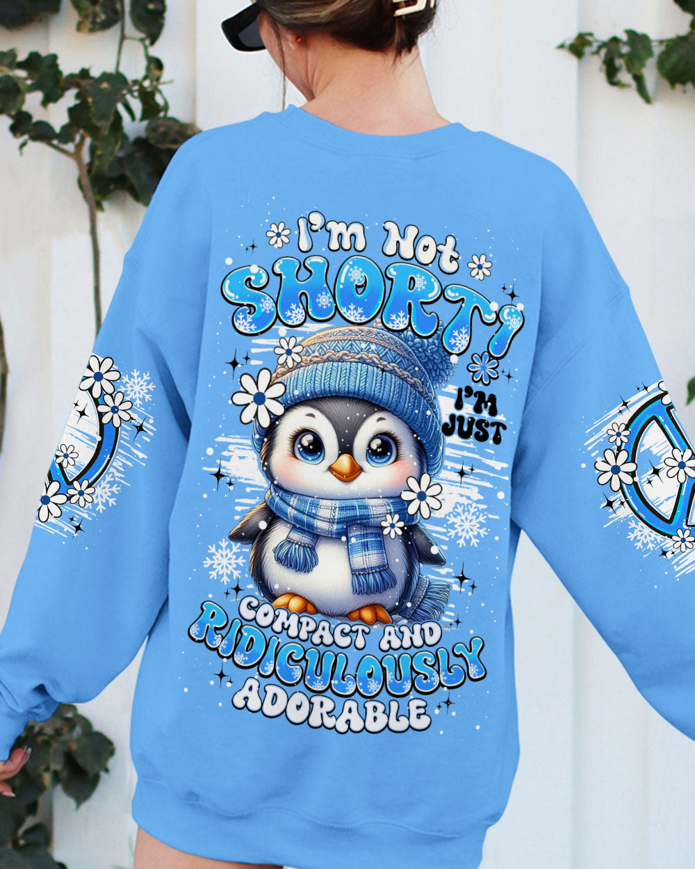 I'M NOT SHORT PENGUIN HIPPIE ALL OVER PRINT - TY1508251
