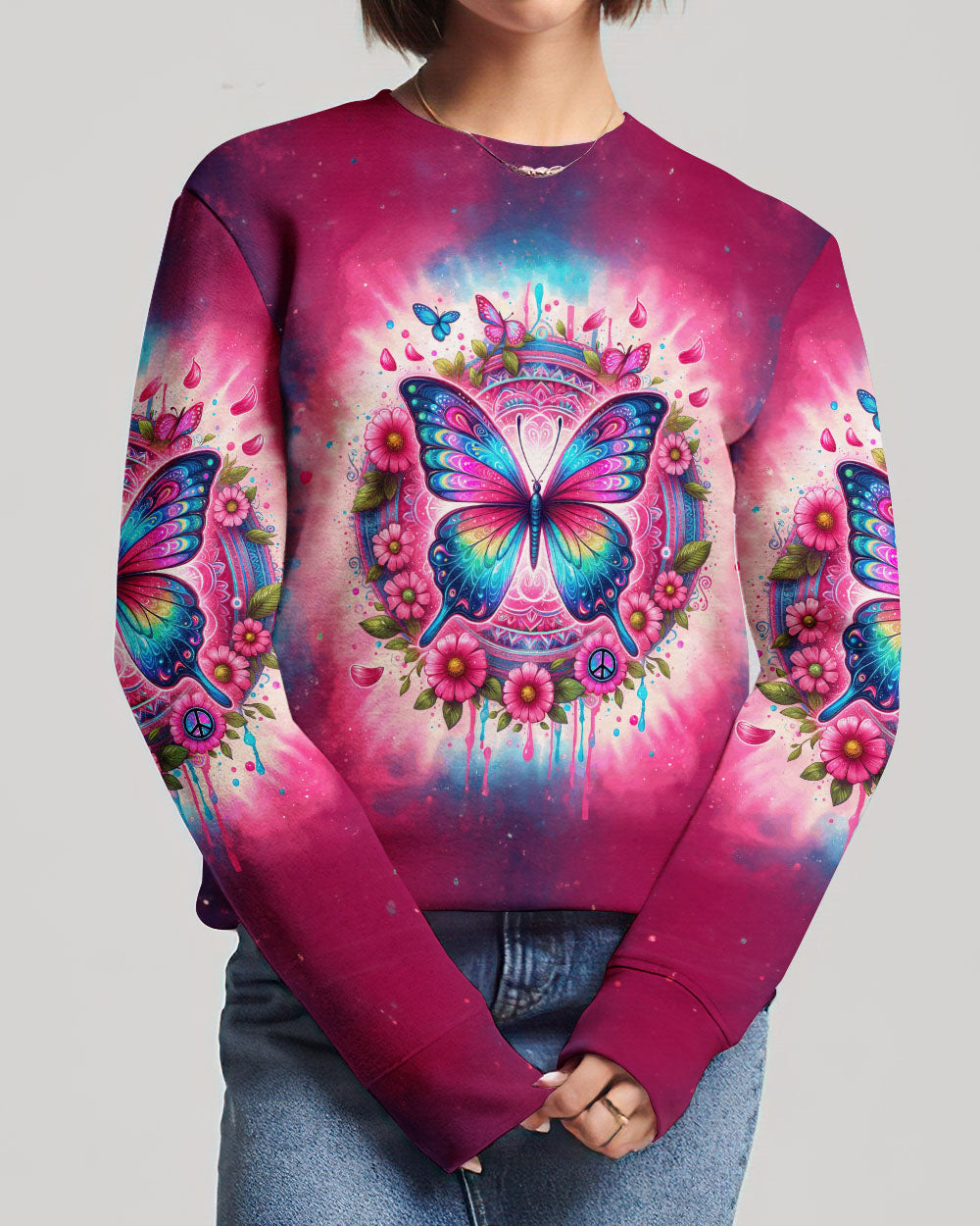 EASILY DISTRACTED BY BUTTERFLIES ALL OVER PRINT - TY1512231