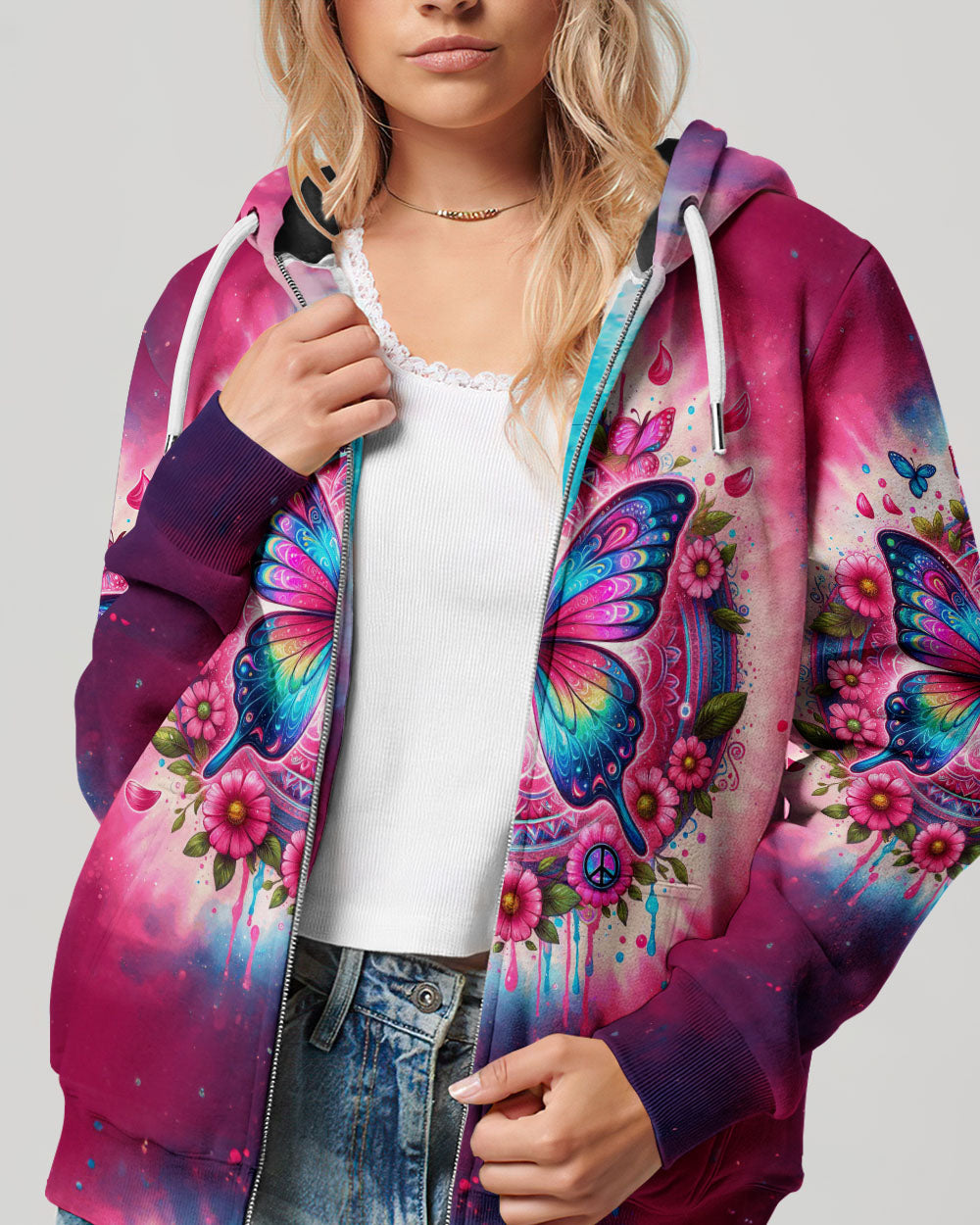 EASILY DISTRACTED BY BUTTERFLIES ALL OVER PRINT - TY1512231