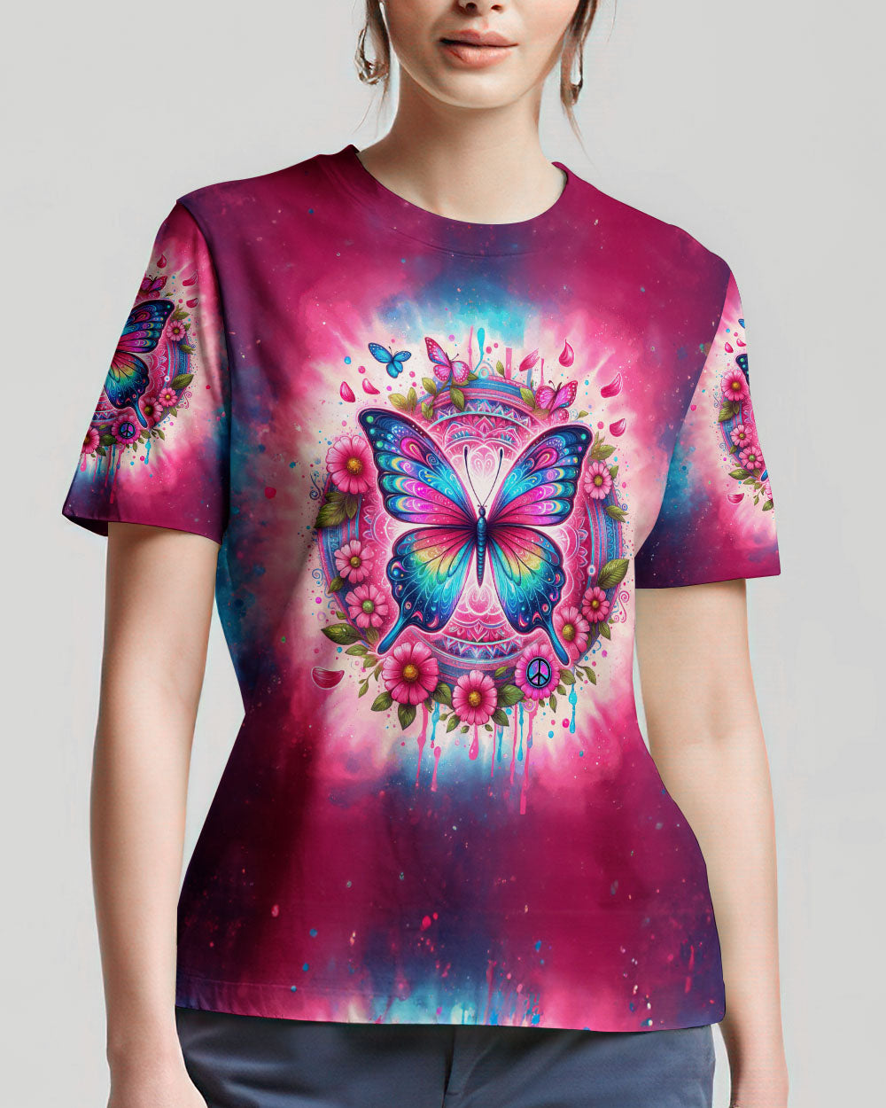 EASILY DISTRACTED BY BUTTERFLIES ALL OVER PRINT - TY1512231