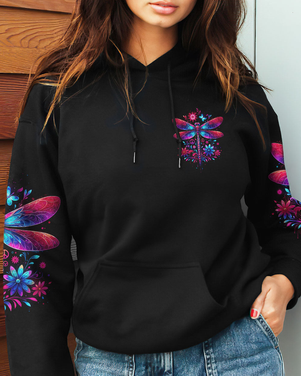 JUST BELIEVE DRAGONFLY ALL OVER PRINT - TY1512232
