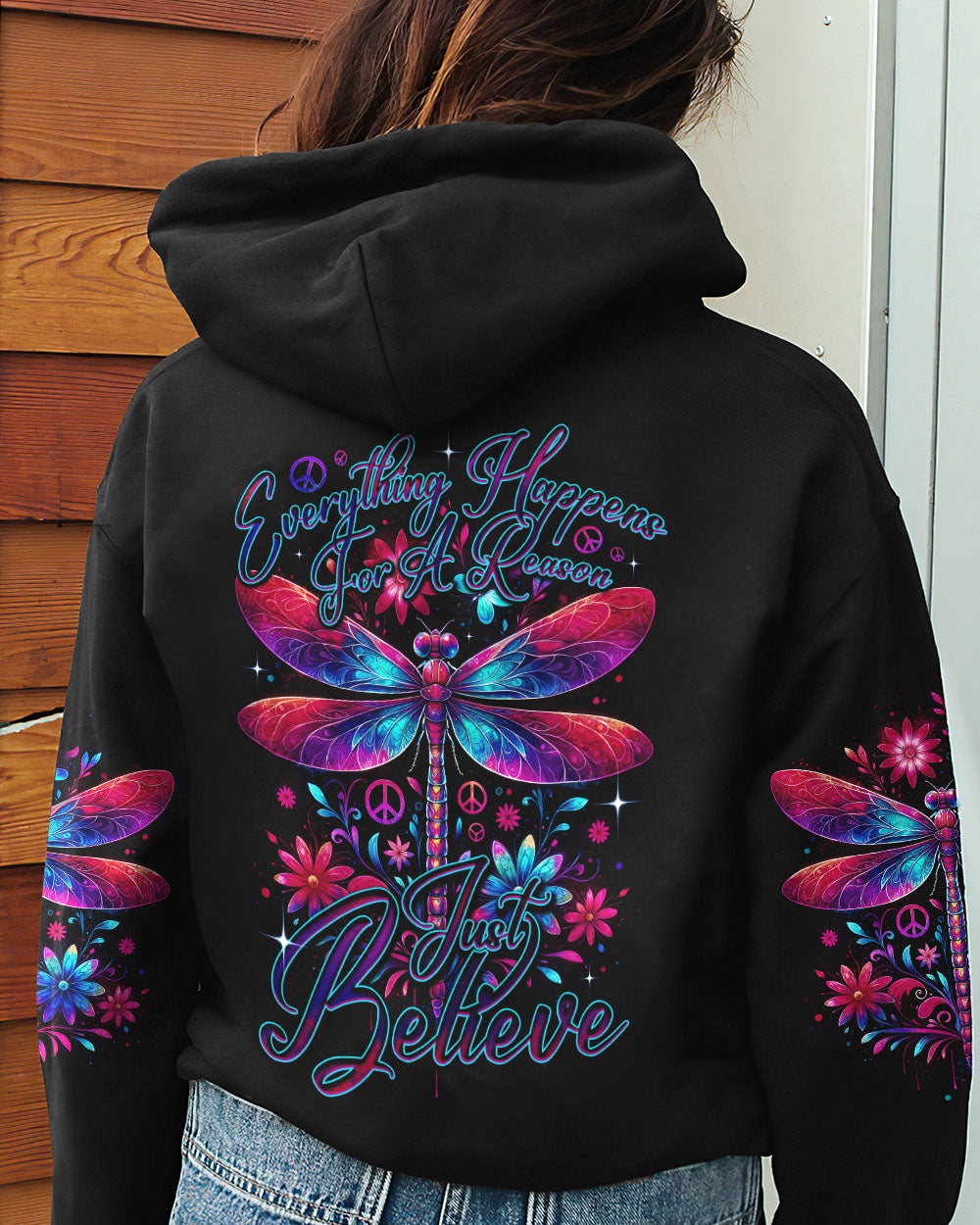 JUST BELIEVE DRAGONFLY ALL OVER PRINT - TY1512232